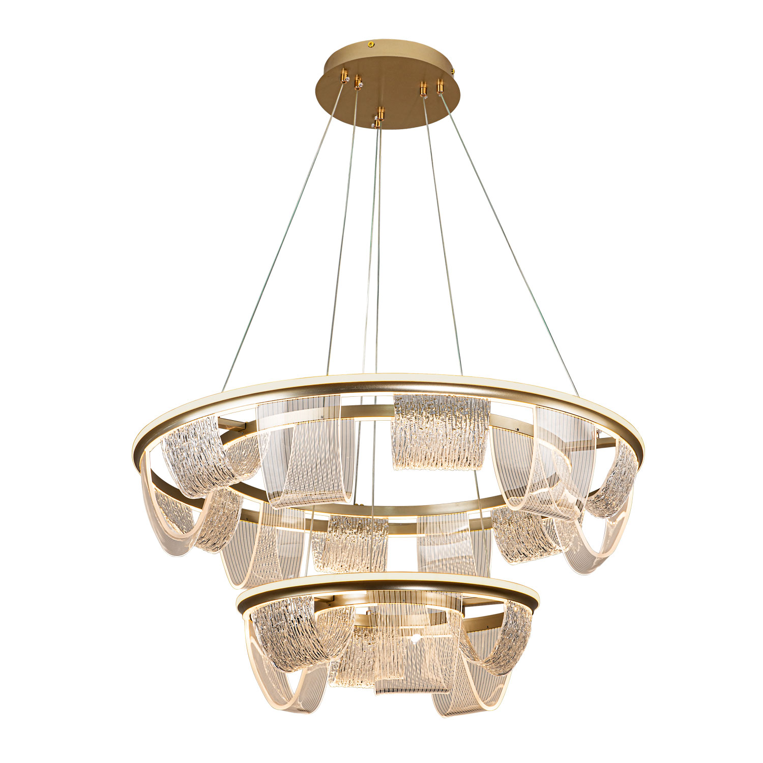 Подвесной cветильник LED4U L7706-800-460 GD